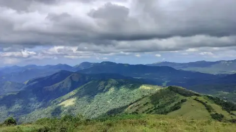 Scenic view of Nishani Hills, Coorg, Karnataka