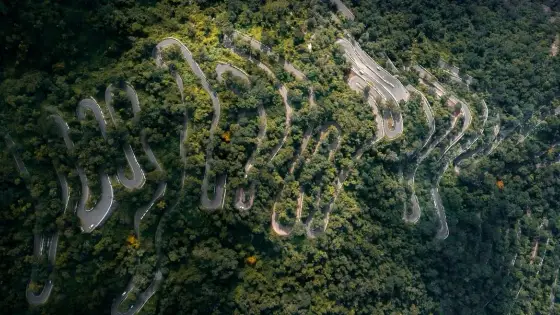Scenic view of Valparai, Western Ghats, Tamil Nadu